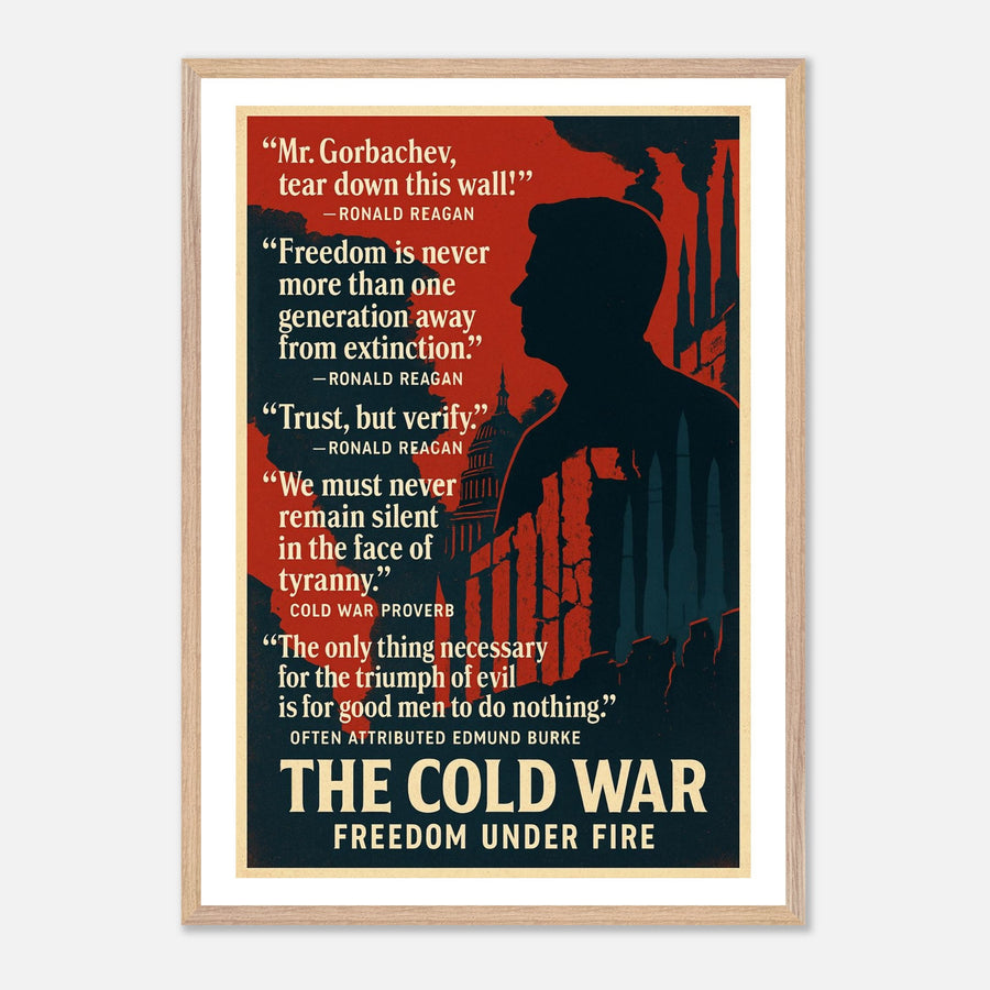 Reagan & the Cold War – Canvas Art Print | Canvas of America
