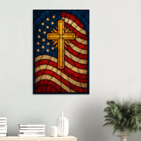 Stars & Cross – Canvas Art Print | Canvas of America