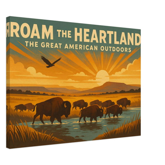 Roam the Heartland – Canvas Art Print | Canvas of America