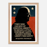 Benjamin Franklin - Essential Liberty – Canvas Art Print | Canvas of America