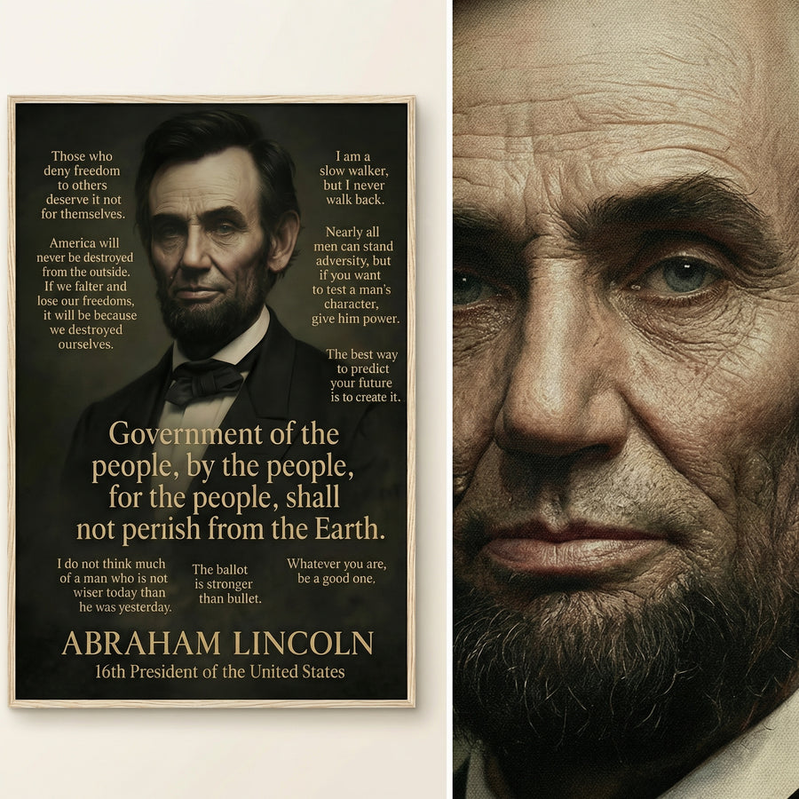Abraham Lincoln – Canvas Art Print | Canvas of America