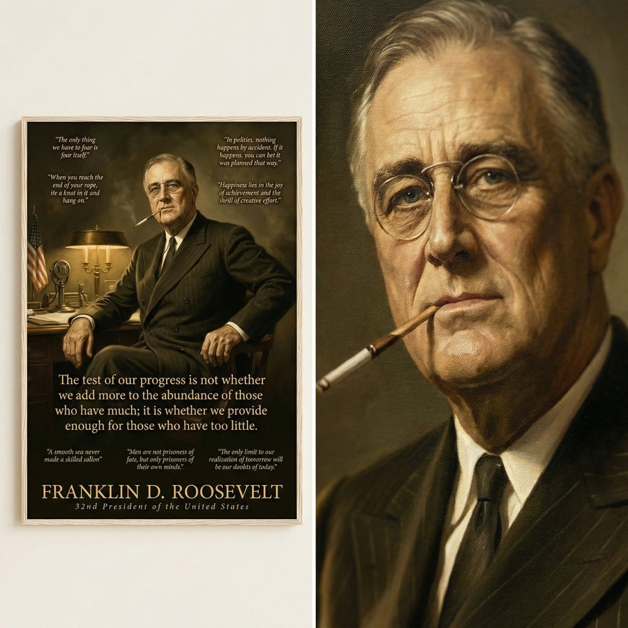 Franklin D. Roosevelt – Canvas Art Print | Canvas of America