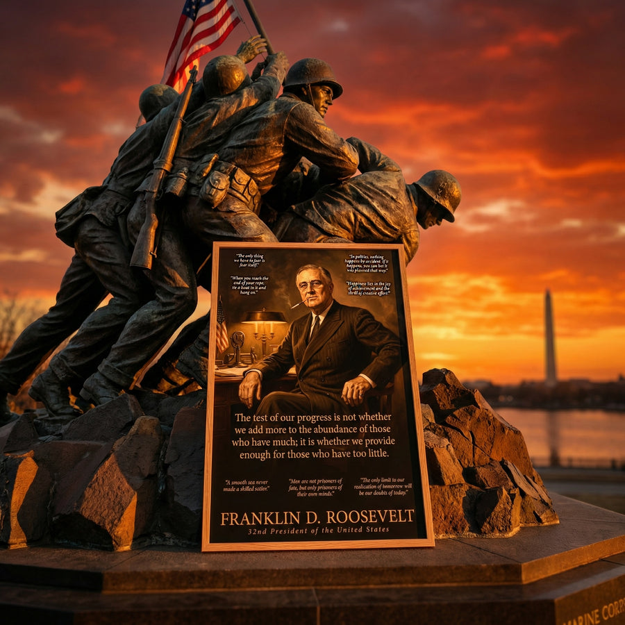 Franklin D. Roosevelt – Canvas Art Print | Canvas of America