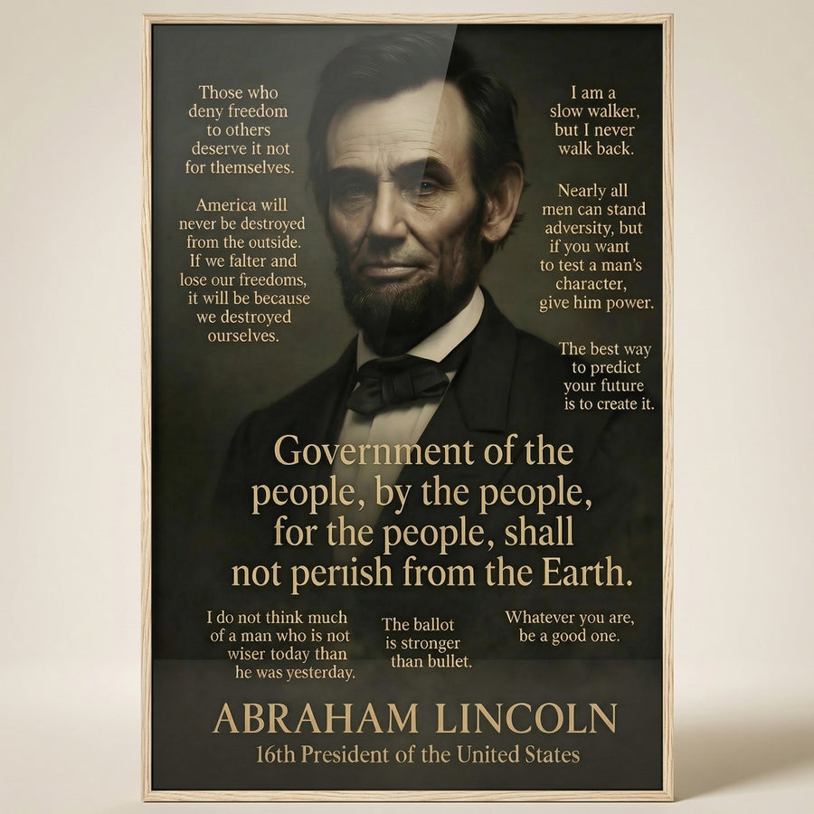 Abraham Lincoln – Canvas Art Print | Canvas of America