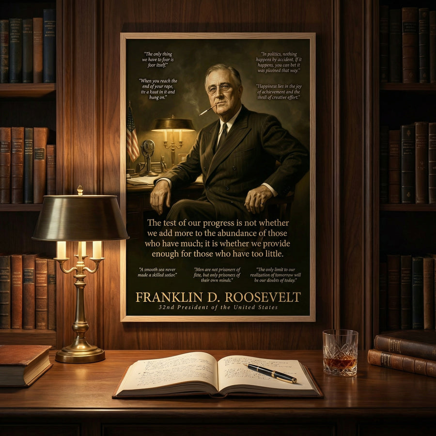 Franklin D. Roosevelt – Canvas Art Print | Canvas of America
