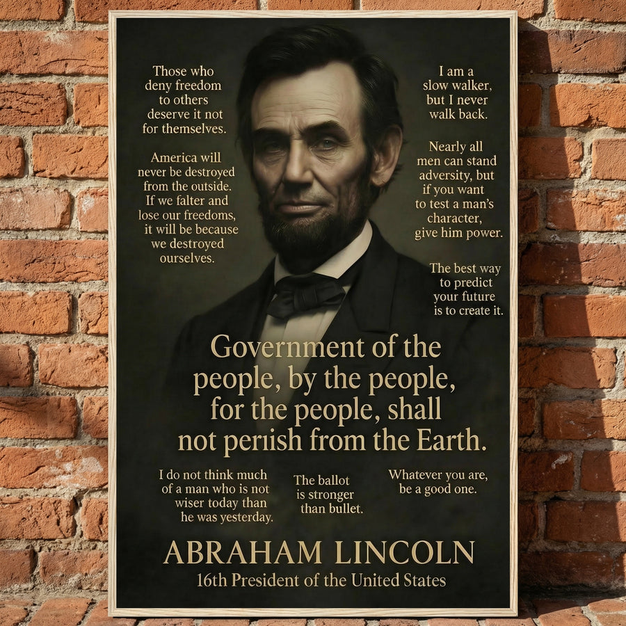 Abraham Lincoln – Canvas Art Print | Canvas of America