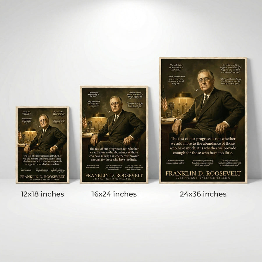 Franklin D. Roosevelt – Canvas Art Print | Canvas of America