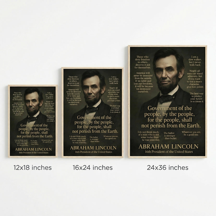 Abraham Lincoln – Canvas Art Print | Canvas of America