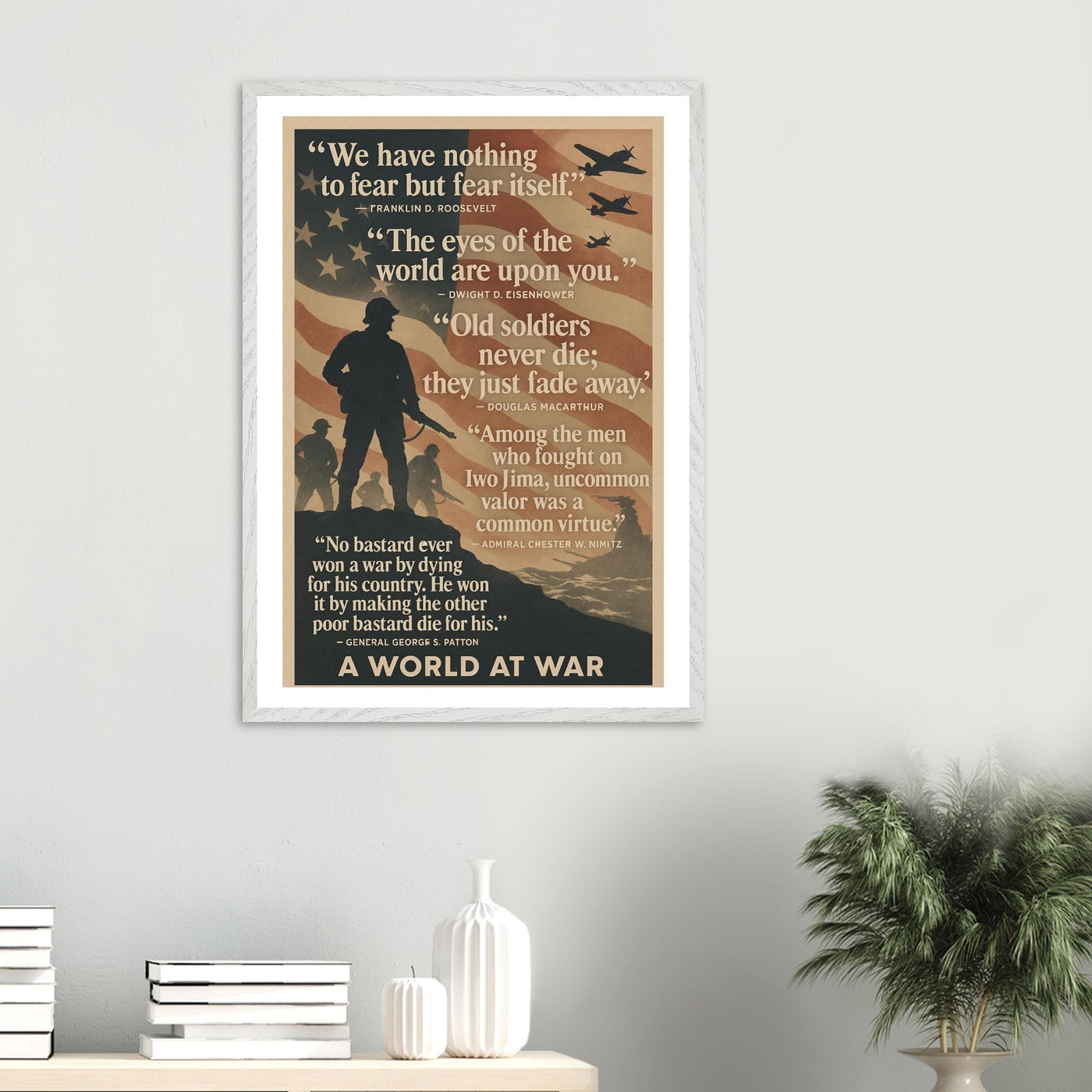 A World at War – Canvas Art Print | Canvas of America