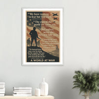 A World at War – Canvas Art Print | Canvas of America
