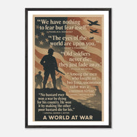 A World at War – Canvas Art Print | Canvas of America