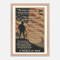 A World at War – Canvas Art Print | Canvas of America