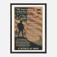 A World at War – Canvas Art Print | Canvas of America