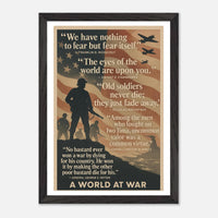 A World at War – Canvas Art Print | Canvas of America