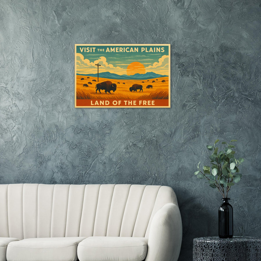 Visit the American Plains – Canvas Art Print | Canvas of America