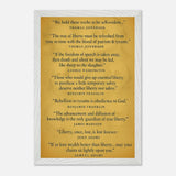 Founding Fathers - Words of Wisdom – Canvas Art Print | Canvas of America