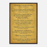 Founding Fathers - Words of Wisdom – Canvas Art Print | Canvas of America