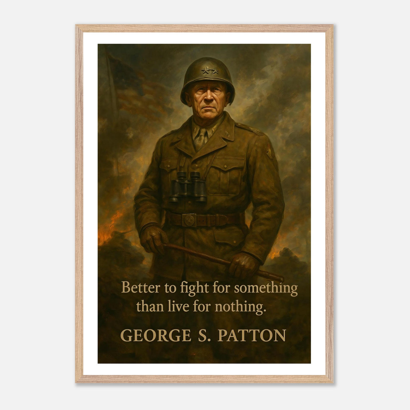Goerge S. Patton - Born to Lead – Canvas Art Print | Canvas of America