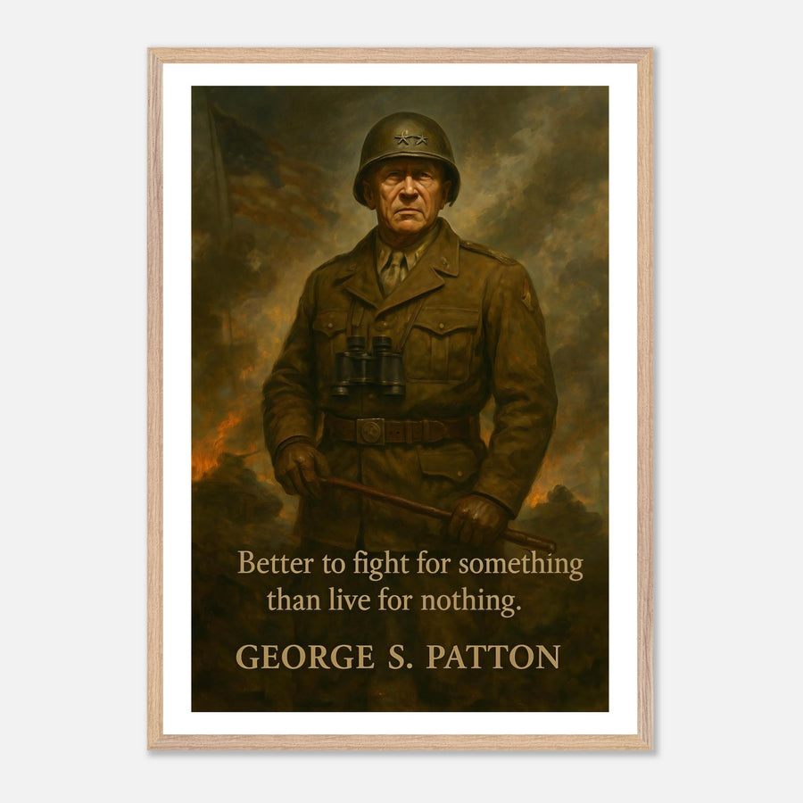 Goerge S. Patton - Born to Lead – Canvas Art Print | Canvas of America