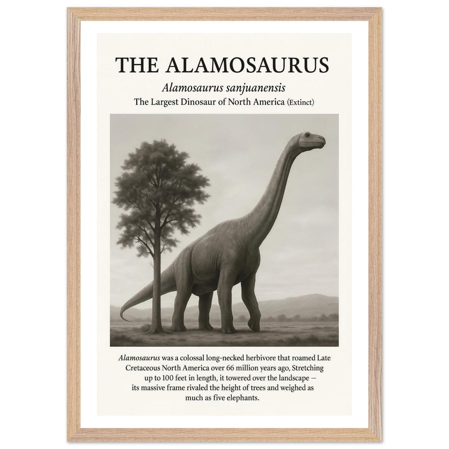 The Alamosaurus – Canvas Art Print | Canvas of America