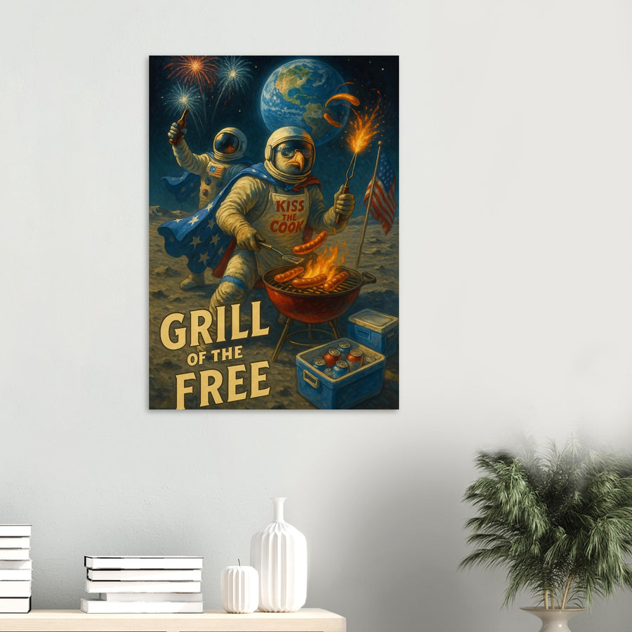 Grill of the Free – Canvas Art Print | Canvas of America