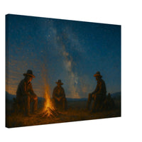Campfire in the Wild West – Canvas Art Print | Canvas of America
