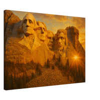 Mount Rushmore at Sunset – Canvas Art Print | Canvas of America
