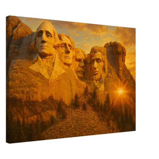 Mount Rushmore at Sunset – Canvas Art Print | Canvas of America