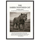 The Saber-toothed Cat – Canvas Art Print | Canvas of America