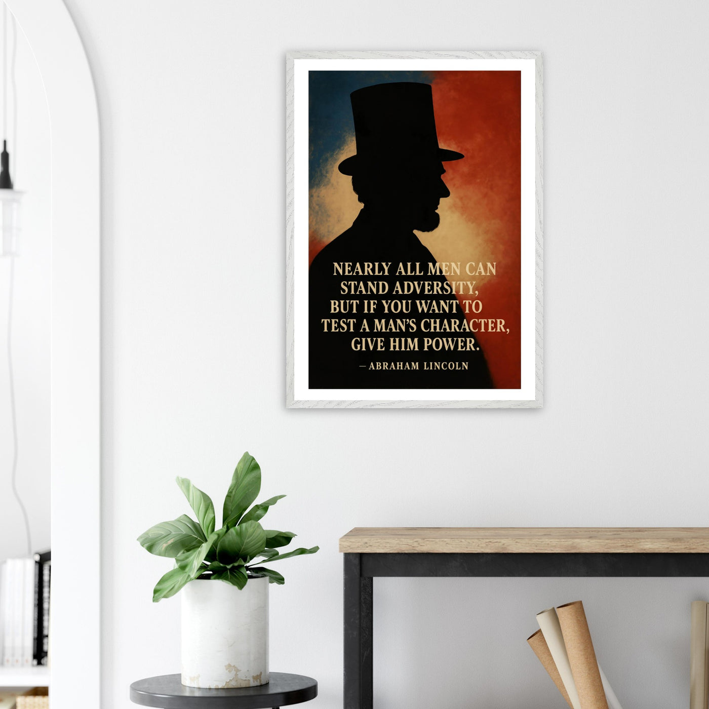 Abraham Lincoln - A Man's Character – Canvas Art Print | Canvas of America