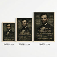 Abraham Lincoln — premium American wall art 7 | Canvas of America