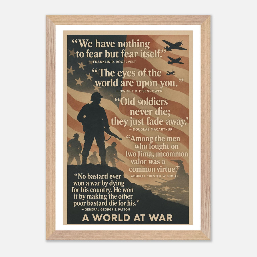 A World at War – Canvas Art Print | Canvas of America