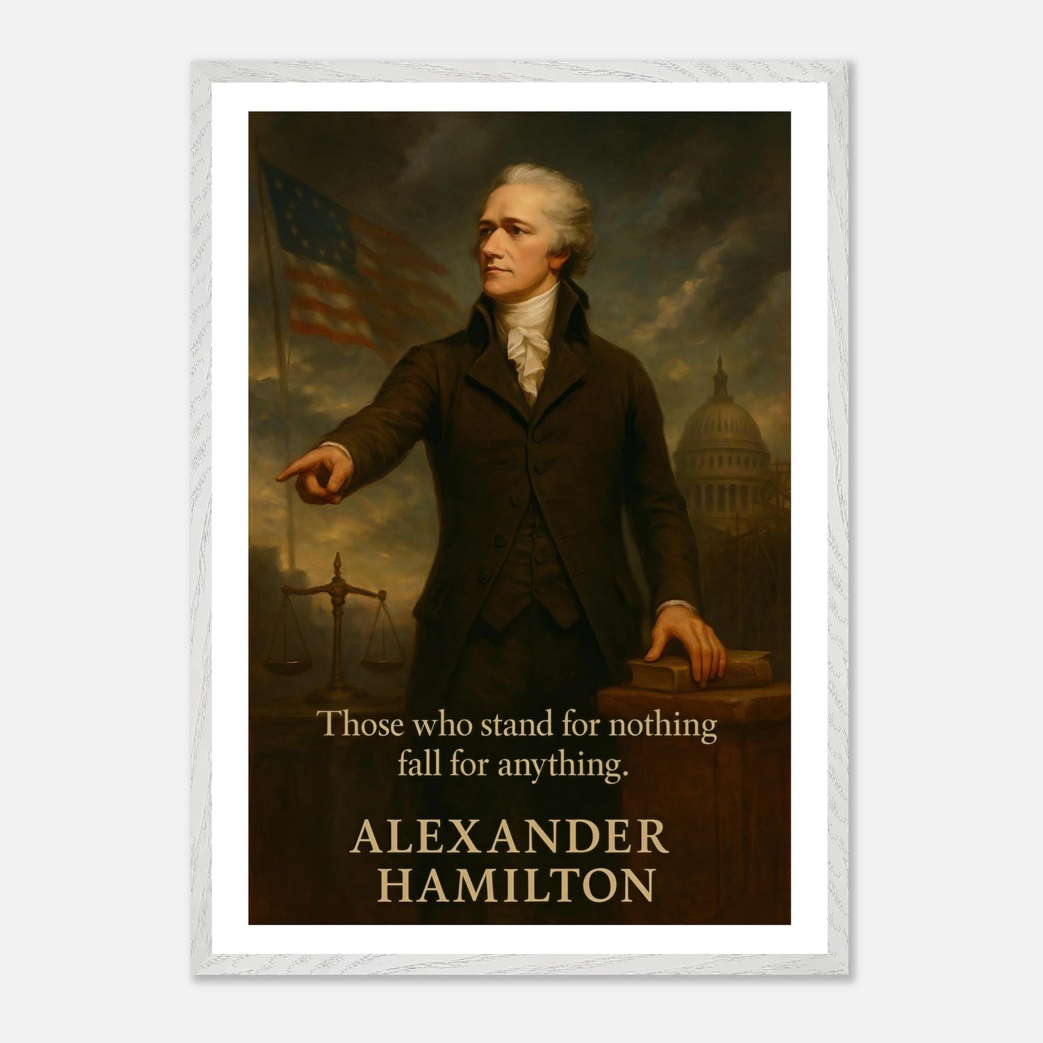 Alexander Hamilton - A Mind for Revolution – Canvas Art Print | Canvas of America