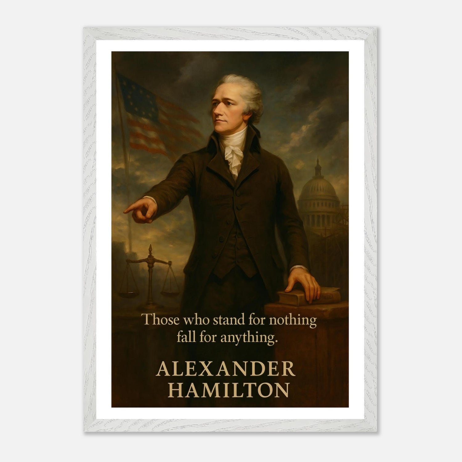 Alexander Hamilton - A Mind for Revolution – Canvas Art Print | Canvas of America