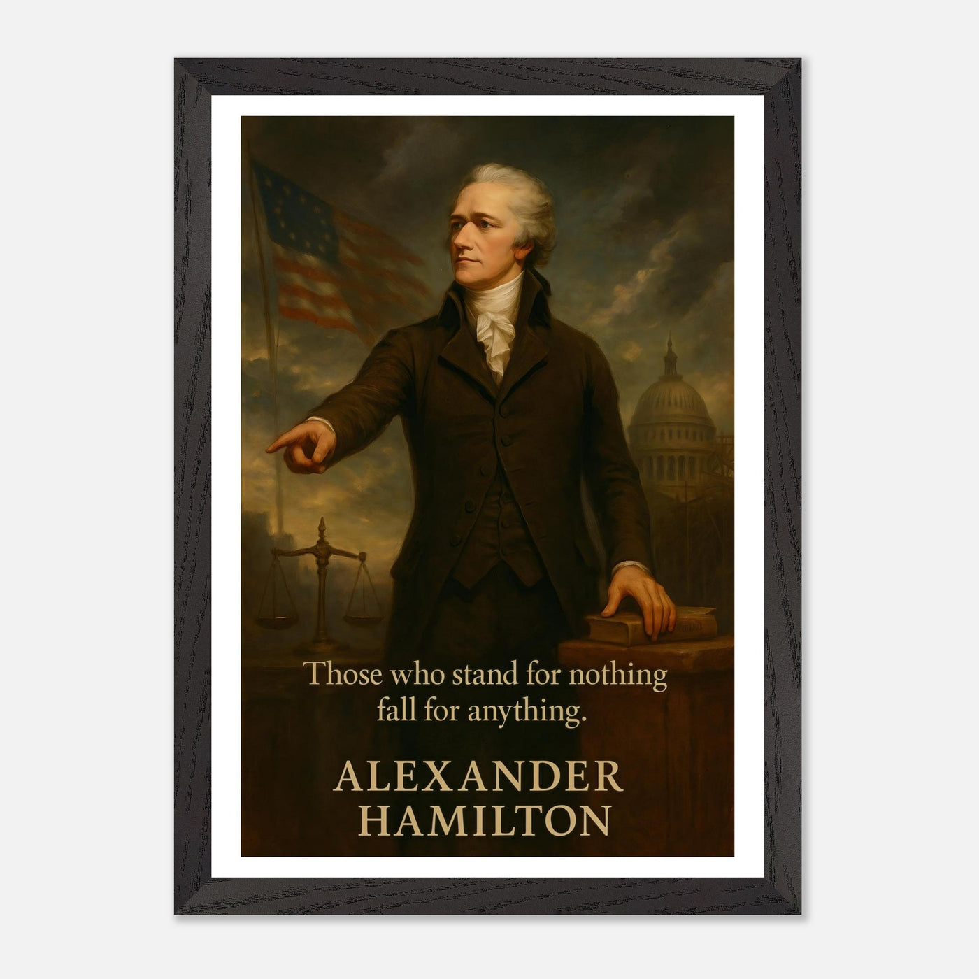 Alexander Hamilton - A Mind for Revolution – Canvas Art Print | Canvas of America
