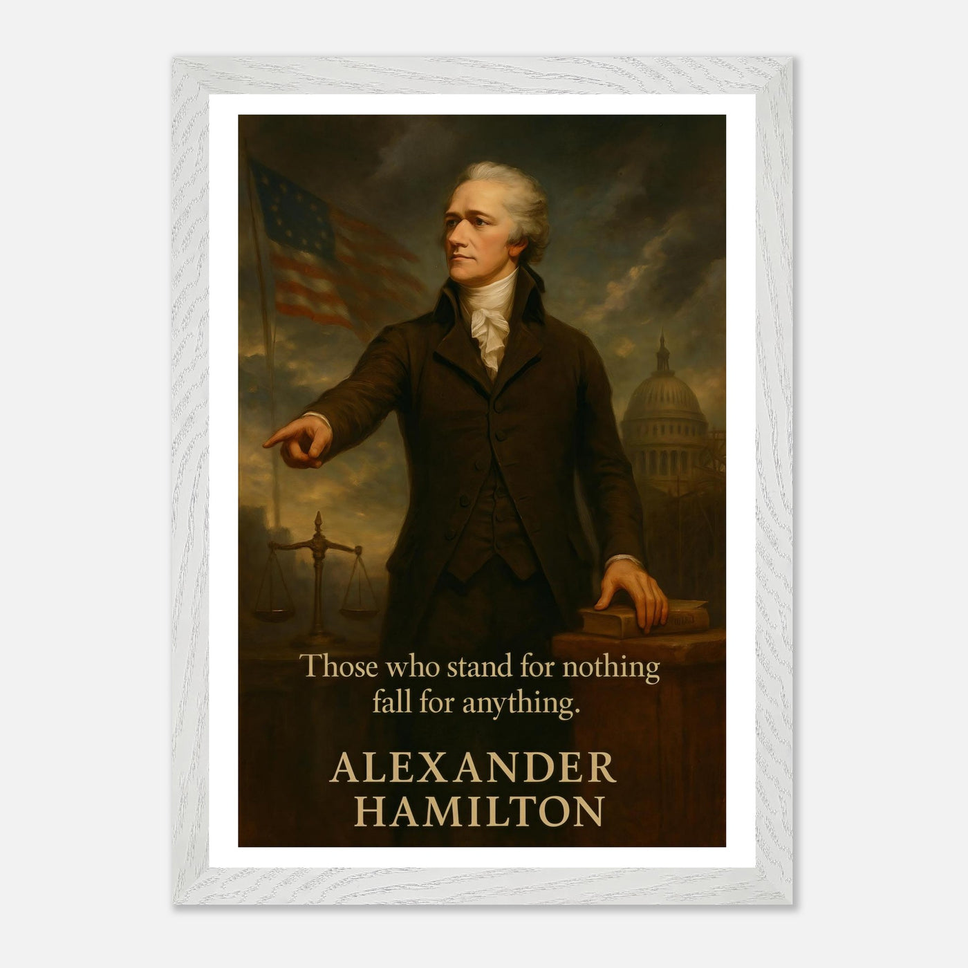 Alexander Hamilton - A Mind for Revolution – Canvas Art Print | Canvas of America