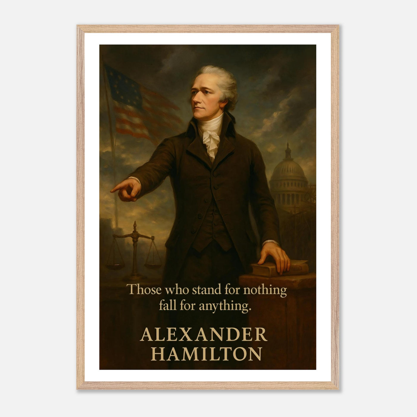 Alexander Hamilton - A Mind for Revolution – Canvas Art Print | Canvas of America