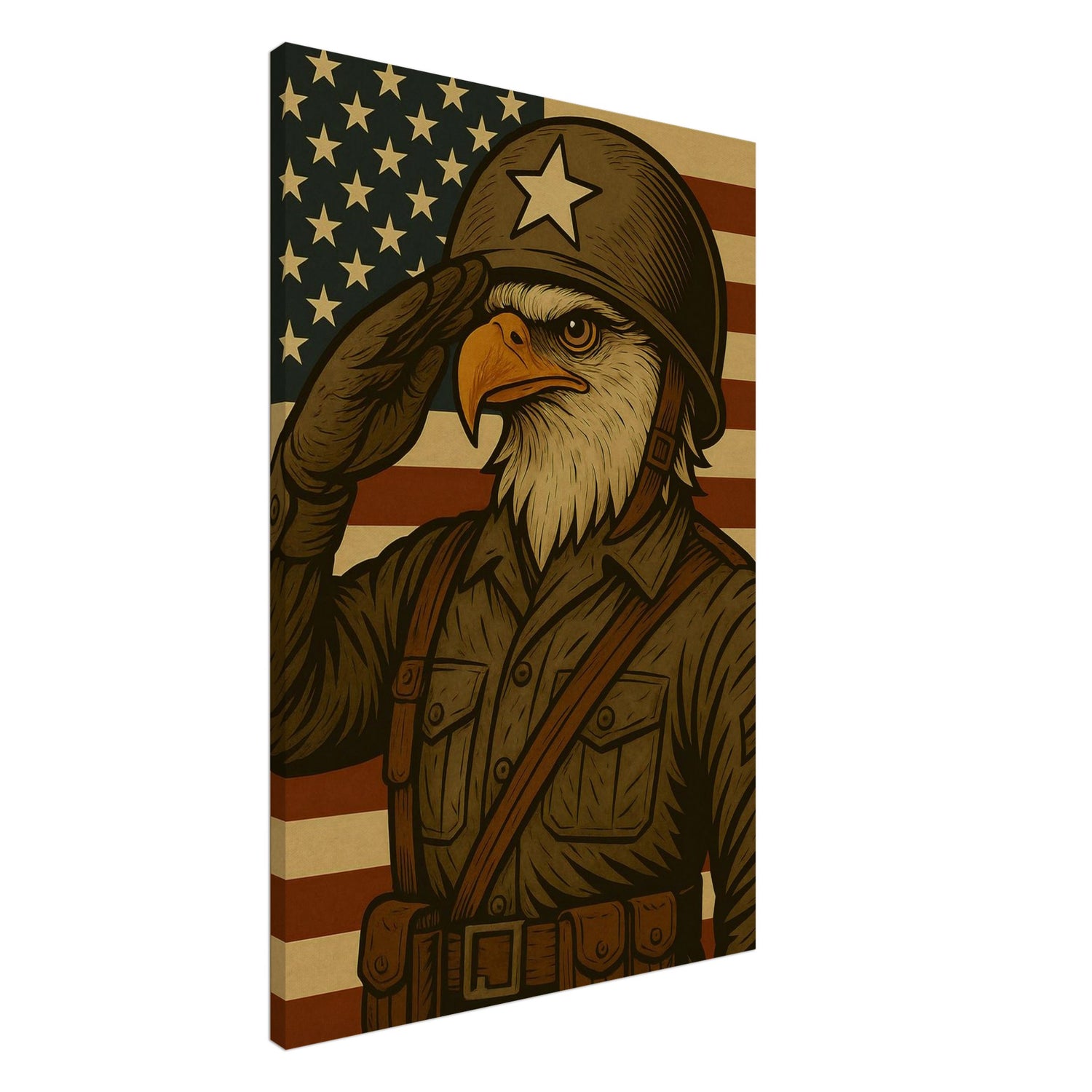 Allegience to the Flag – Canvas Art Print | Canvas of America