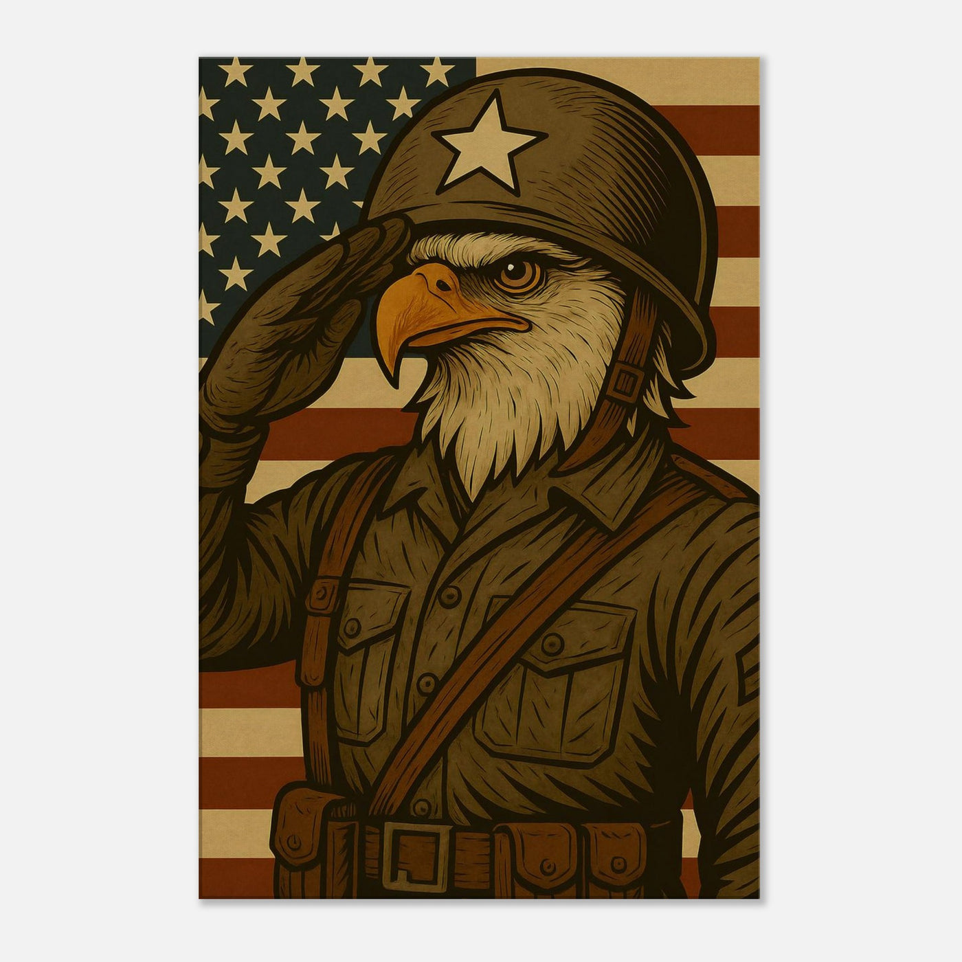 Allegience to the Flag – Canvas Art Print | Canvas of America