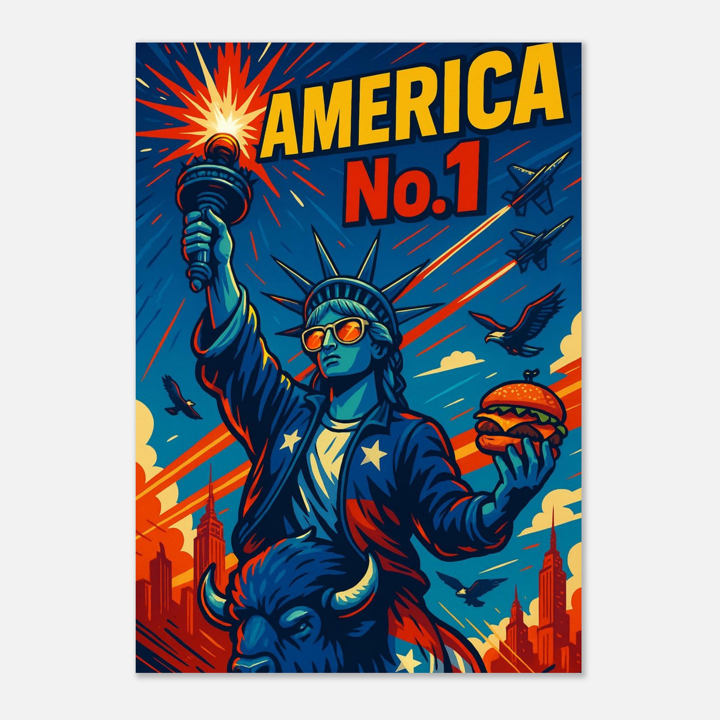 America No.1 – Canvas Art Print | Canvas of America