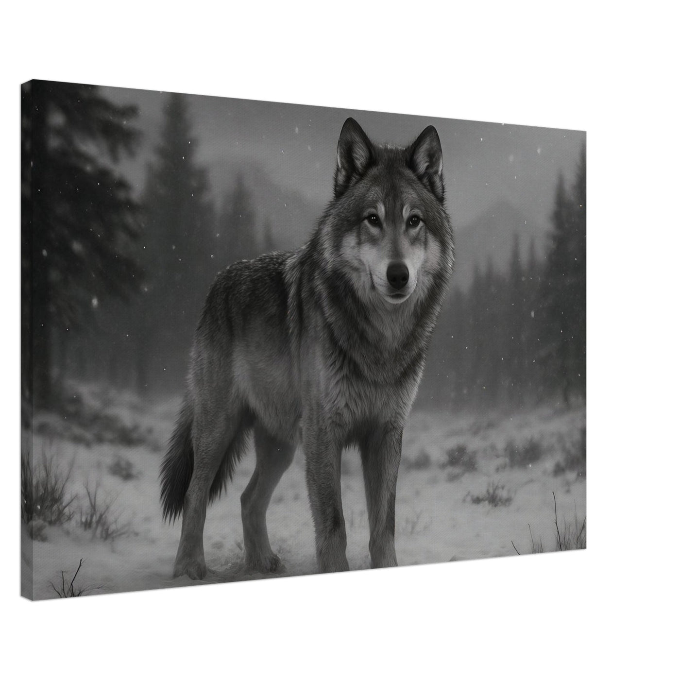 American Grey Wolf – Canvas Art Print | Canvas of America