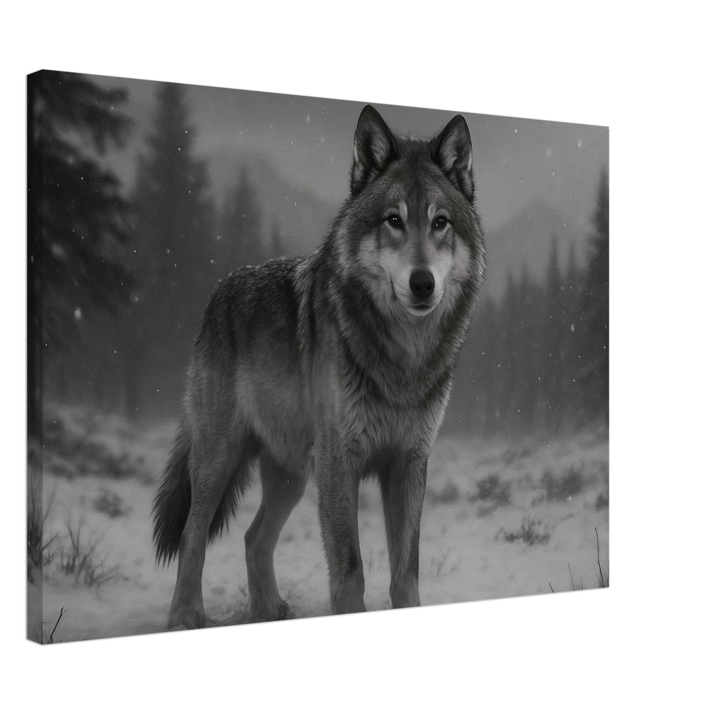 American Grey Wolf – Canvas Art Print | Canvas of America