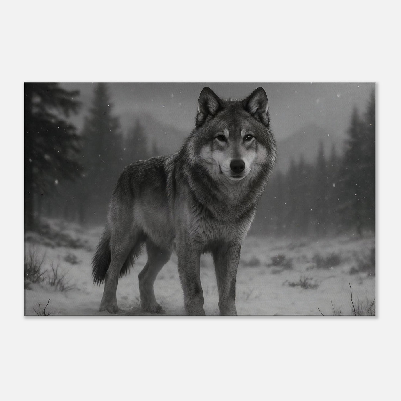American Grey Wolf – Canvas Art Print | Canvas of America