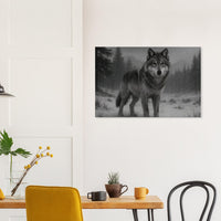 American Grey Wolf – Canvas Art Print | Canvas of America