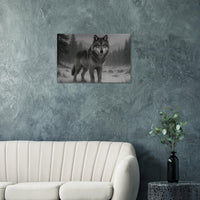 American Grey Wolf – Canvas Art Print | Canvas of America