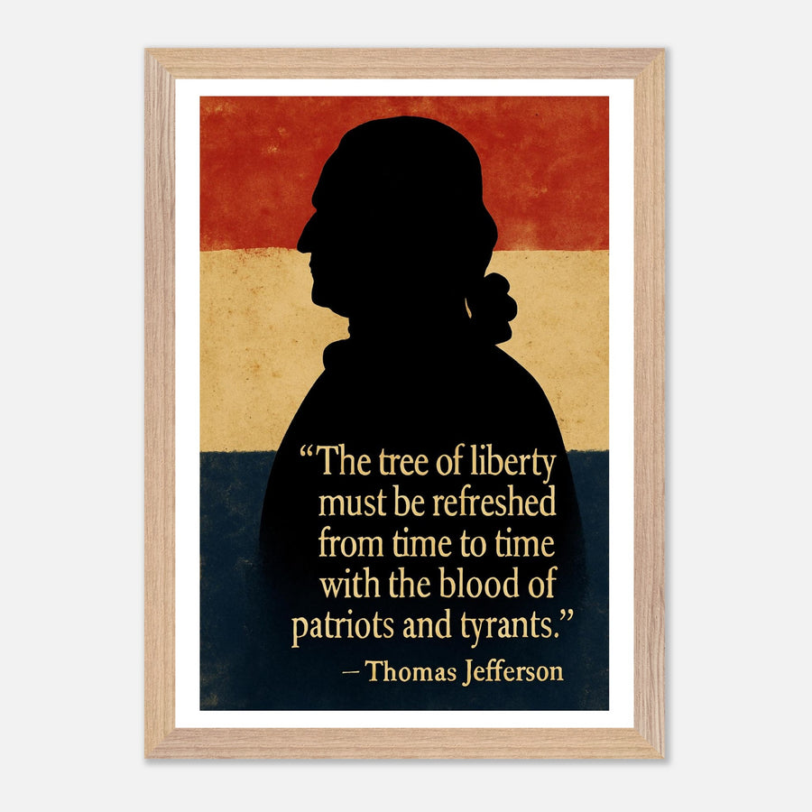 Thomas Jefferson - Blood of Patriots – Canvas Art Print | Canvas of America