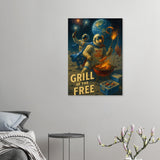 Grill of the Free – Canvas Art Print | Canvas of America