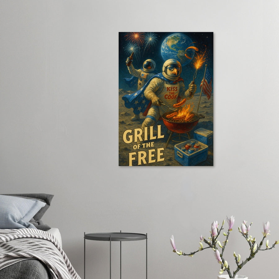 Grill of the Free – Canvas Art Print | Canvas of America