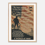 A World at War – Canvas Art Print | Canvas of America