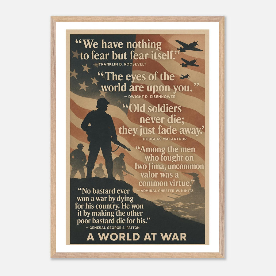 A World at War – Canvas Art Print | Canvas of America
